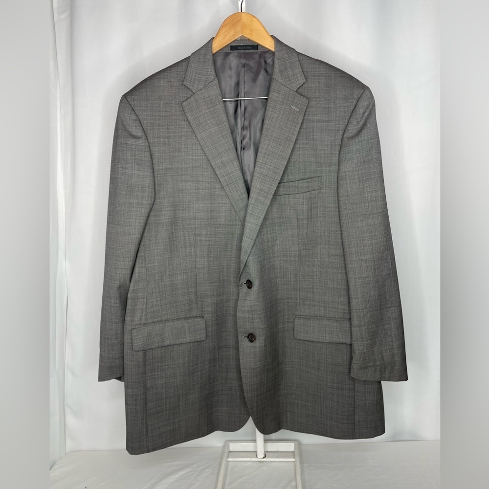 Lauren Ralph Lauren Gray 100% Wool Sport Coat Blazer 48L Men’s Classic Jacket